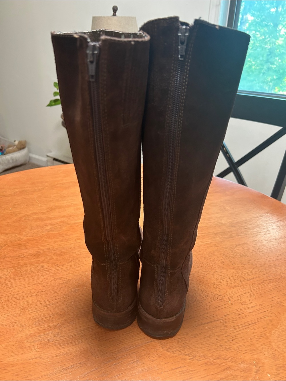Suede Riding Boots - Picture 4 of 5